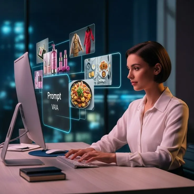 A person browsing the web comfortably at a desk, focused on their screen without visual clutter